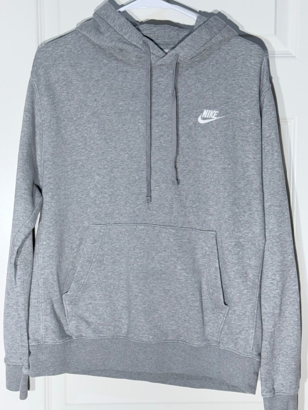 Nike Gray Hoodie Sweatshirt, Men's Size M